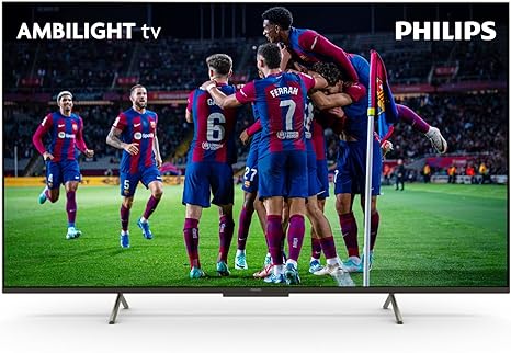 PHILIPS Ambilight PUS8108 65 inch Smart 4K LED TV | UHD & HDR10  | 60Hz | P5 Perfect Picture Engine | SAPHI | Dolby Atmos | 20W Speakers | Google Assistant & Alexa Compatible