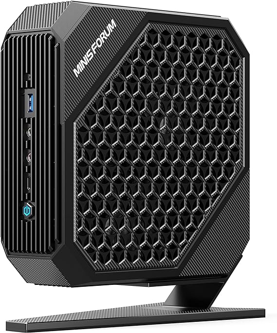 MINISFORUM Neptune HX100G Mini PC AMD Ryzen 7 7840HS 32GB DDR5 1TB SSD AMD Radeon RX 6650M Mini Gaming PC Wi-Fi 6E/BT5.2, 2xHDMI, 2X USB4 Port, 2X Slot PCIe/SATA SSD, 5X USB3.2 Port