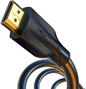 VENTION HDMI 2.1 Cable Ultra HD Lead High Speed 8K@60Hz 4K@120Hz 48Gbps eARC Dolby Vision HDR10  UHD HDCP 2.2 Compatible with TV Xbox One PS4 PS5 Switch Monitor Blu-ray Soundbar DVD Laptop (2M)