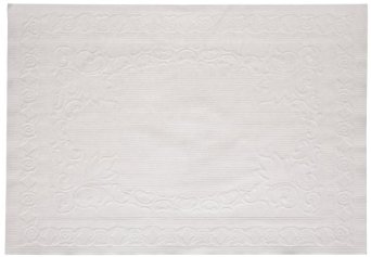 Hoffmaster 601SE1014 14" Length x 10" Width, White Classic Embossed Straight Edge Placemat (Case of 1,000)