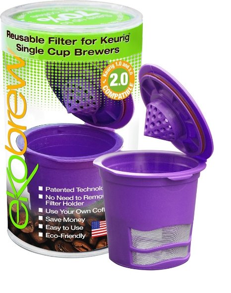 Ekobrew Refillable K-cup for Keurig Brewers,  1-Count