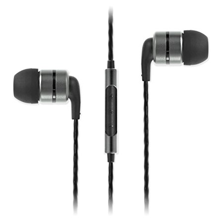 SoundMAGIC E80C Noise Isolating In Ear Headphones with a Refined Audiophile Sound for iPhone, iPod, iPad, Android, MP3 Player, Samsung, Sony, LG, Nokia, Nexus,HTC (Gun Metal)