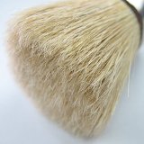 Round BrushChalk Paint Waxing Brush Professional Brush Pure Bristle Stainless Steel Ferrule Varnished Wood Handle with Tread