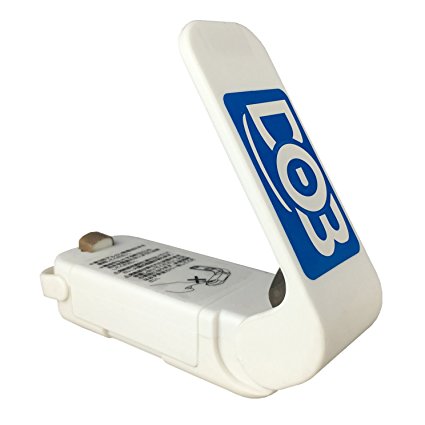 DOB New Version Plastic Bag Sealer For Snack Food Saver and Creates Airtight Vacuum (White)