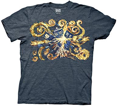 Ripple Junction DR. WHO - Van Gogh The Pandoric Opens - Adult T-Shirt