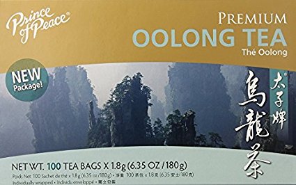 Prince of Peace, Premium Oolong Tea, 100 Tea Bags, (2 g) Each