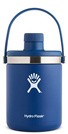 Hydro Flask 64 oz Oasis Water Jug - Stainless Steel & Vacuum Insulated - Leak Proof Cap - Cobalt