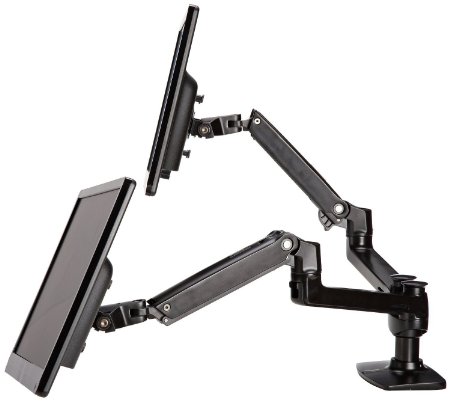 AmazonBasics Dual Side-by-Side Monitor Display Mounting Arm