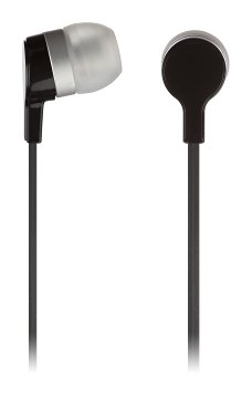 KitSound Mini In-Ear Headphones with In-Line Mic, Compatible with iPhone, iPad, Samsung and Android Devices - Black