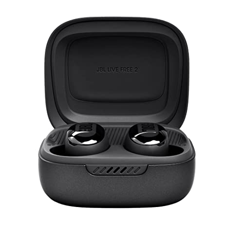 New JBL Live Free 2 TWS | True Adaptive Noise Cancelling Earbuds | Adjustable EQ | 35Hrs Playtime | IPX5 | 6 Mics for Pristine Calls | Dual Pairing | Wireless Charging Case | Built-in Alexa (Black)