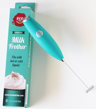 Handheld Electric Milk Frother by eco heed To Make Your Perfect Matcha, Latte or Cappuccino