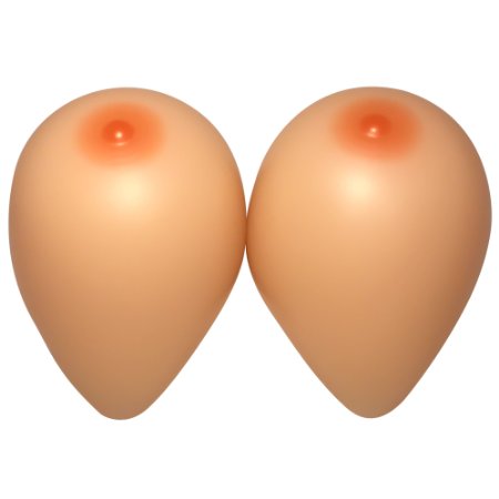 Feminique 1000gr Silicone Breast Forms size 34D/36C/38B(size 7) Fake boobs for Crossdresser/ Mastectomy Patient