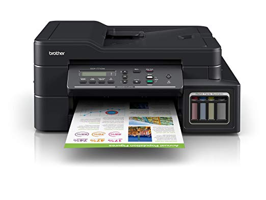 Brother DCP-T710W Inktank Refill System Printer with Wireless and Automatic Document Feeder Printing