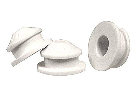 National Artcraft White PVC Stopper Or Closure Plug fits 1/2 Inch Hole (Pkg/10)