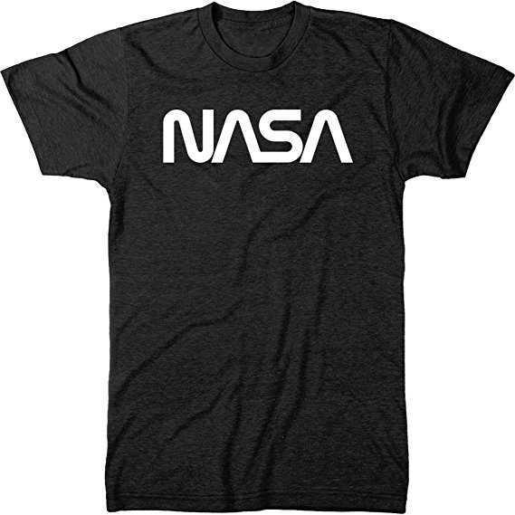 Trunk Candy Men's Vintage NASA Worm Logo Premium Tri-Blend T-Shirt