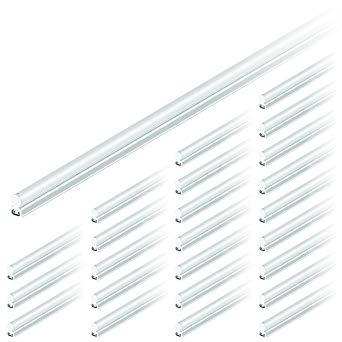 Sunco 24 Pack LED T5 Integrated Single Fixture, 4FT, 1700lm, 6000K Daylight Deluxe, 20W, Utility Shop Light, Ceiling and Under Cabinet Light, Linkable, Plug-n-Play with Built-in ON/Off Switch