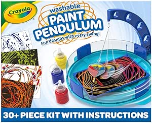 Crayola Paint Pendulum (30pcs), Washable Paint Kit, Kids Arts & Crafts, Art Toys for Girls & Boys, Gift for Kids, Ages 7