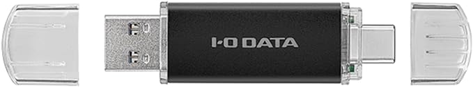 アイ・オー・データ IODATA USBメモリー 16GB USB-A&USB-C搭載 USB 3.2 Gen 1対応 スマホ PC データ共有 日本メーカー ブラック U3C-STD16G/K