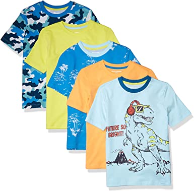 Amazon Essentials Boys Short-Sleeve T-Shirts