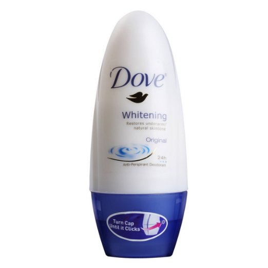 Dove Whitening Antiperspirant Deodorant Roll-on Original 3 Roll Ons