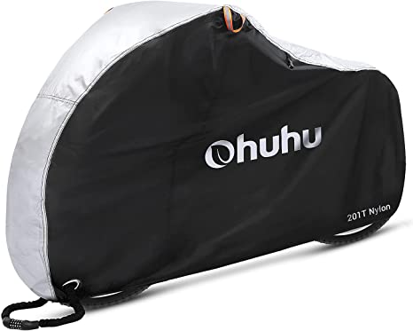 Ohuhu Bike Cover Waterproof Outdoor Bicycle Covers for Mountain and Road Bikes, Rain Sun UV Proof