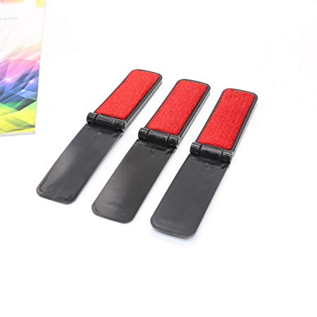 3PCS Mini Fold Up Lint Brushes Travel Compact Purse Pocket By IDS