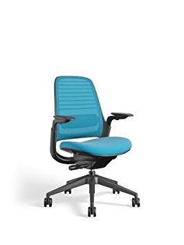 Steelcase 435A00 Series 1 Work Chair Office, Blue Jay