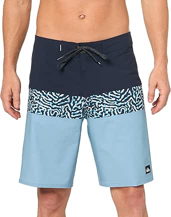 Quiksilver mens Men's Surfsilk Panel 20 Boardshort Swim Trunk