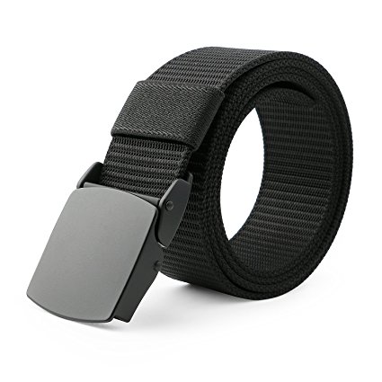 JasGood Nylon Web Duty Men Belt Outdoor Sports Design Tactical Waistband With Alloy Buckle