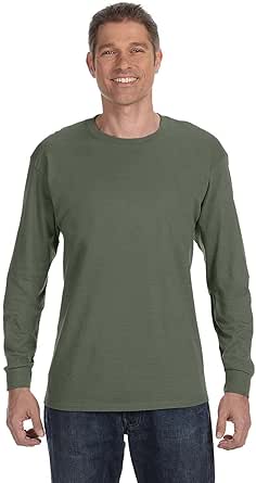 Gildan Adult Heavy Cotton Long Sleeve T-Shirt, Style G5400, 2-Pack