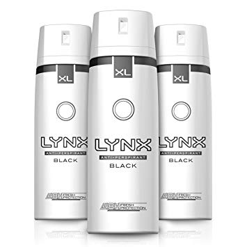 Lynx Dry Black Aerosol Anti-Perspirant Deodorant 200 ml - Pack of 3