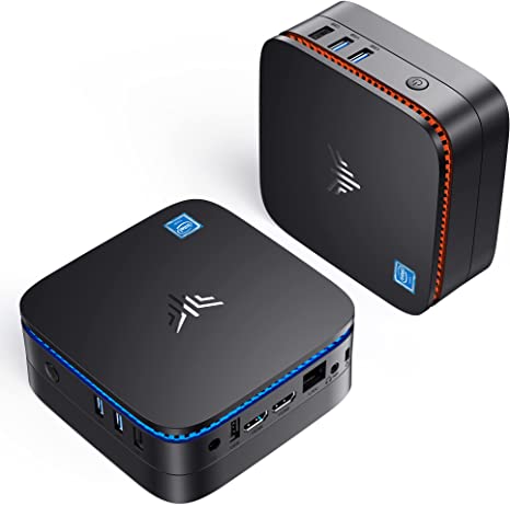 ACEMAGICIAN Mini PC 11th Gen N5105(up to 2.9GHz) Mini Computers, 12GB DDR4 256GB M.2 SSD Mini Desktop Computers, Windwos 11 Pro Small PC Support Dual 4K UHD, WiFi 5, BT, HDMI, VESA, Auto Power On