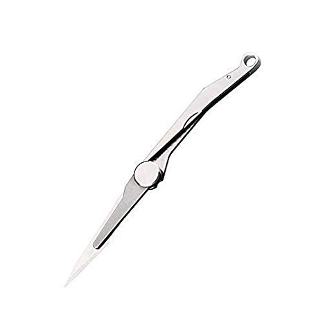 Hamans Titaner Titanium EDC Knife Craft Knife Mini Folding Pocket Knife 11# Precision Scalpel Blades Ultralight 0.16oz 4 inch