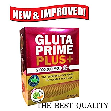 GLUTA PRIME PLUS 2000000mg Glutathione Lightening Aura White
