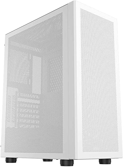 darkFlash DLC29 All Mesh PC Case ATX Mid Tower Case High Cooling Performance High Compatibility Gaming Case with USB 3.0 Type-C Interface (White)