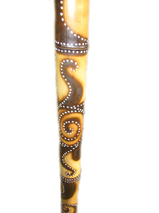 Hand Crafted, Fire Roasted Deluxe Didgeridoo by RiverMan - Solar