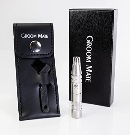 Groom Mate Platinum PLUS Nose & Ear Hair Trimmer by Groom Mate