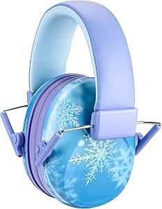 ProCase Kids Noise Cancelling Headphones, Kids Ear Protection Monster Jam Truck, Fireworks Hearing Protection Noise Reduction, Noise Canceling Earmuffs for Sensory Autism Toddler Children -Snowflake