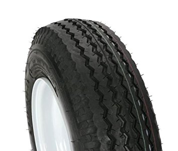 Loadstar by Kenda Trailer Tire/Wheel Assembly - 6-Ply Rated/Load Range C - 4.80/4.00-8 - 4 Hole Rim 30040