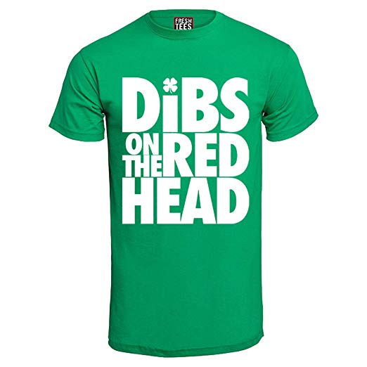 Dibs On The Redhead Funny Irish St Patricks Day Shirt