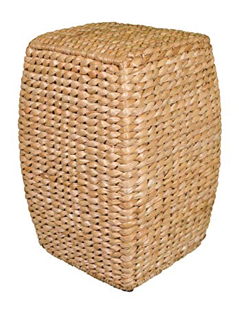 BIRDROCK HOME Seagrass Accent Stool (Natural) | 21 inch Stool