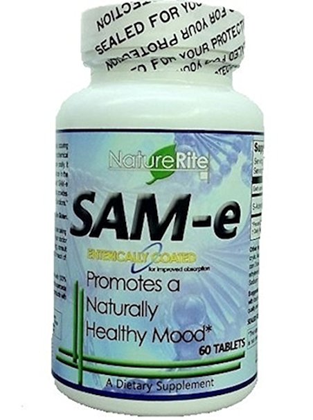 Sam-e Full Potency 400mg 60 Count Tablets Enteric Coated Ct