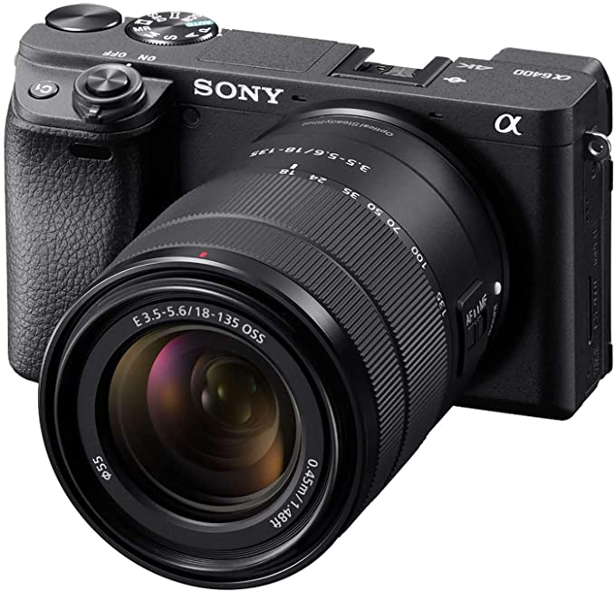 Sony ILCE6400M/B Black Alpha A6400 Mirrorless Camera:Compact APS-C Interchangeable Lens Digital Camera with Real-Time Eye Auto Focus,4K Video