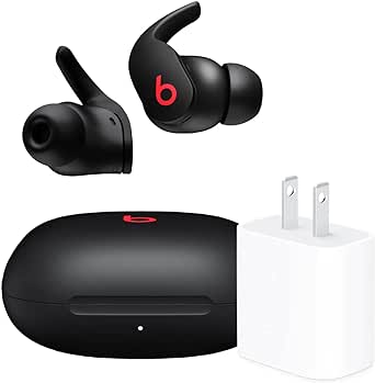 Beats Fit Pro with Apple 20W USB-C Power Adatper - Beats Black