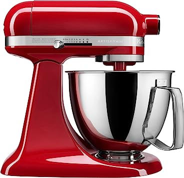 KitchenAid KSM3316XER Artisan Mini Stand Mixer- Empire Red,3.5 quart