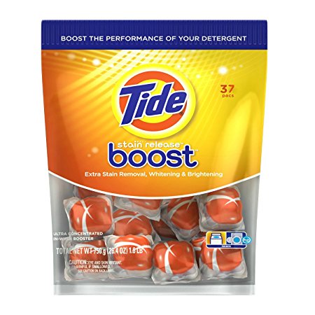 Tide HE Stain Release Boost Pods, 37 Pacs