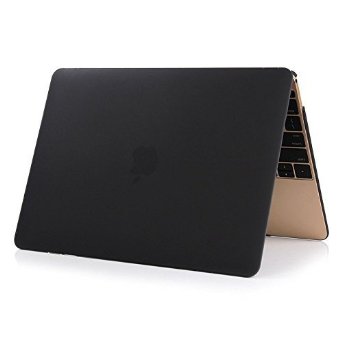Opper Hardshell Case for Apple MacBook with Retina Display 12-Inch - Black