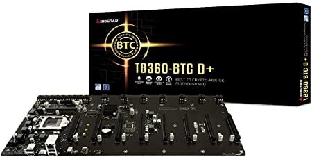 Biostar TB360-BTC D  (Intel 8th and 9th Gen) LGA1151 SODIMM DDR4 8 GPU Support GPU Mining Motherboard