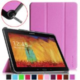Fintie Samsung Galaxy Note 101 2014 Edition Case Cover - Ultra Slim Lightweight Stand Smart Shell with Auto SleepWake Feature Violet