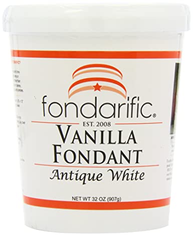Fondarific Vanilla Fondant Antique White, 2-Pounds